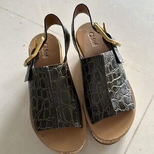 Chloe platform sandals size-35